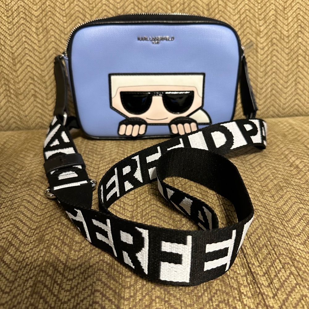Karl Lagerfeld Maybelle camera bag crossbody like new - Picture 1 of 10